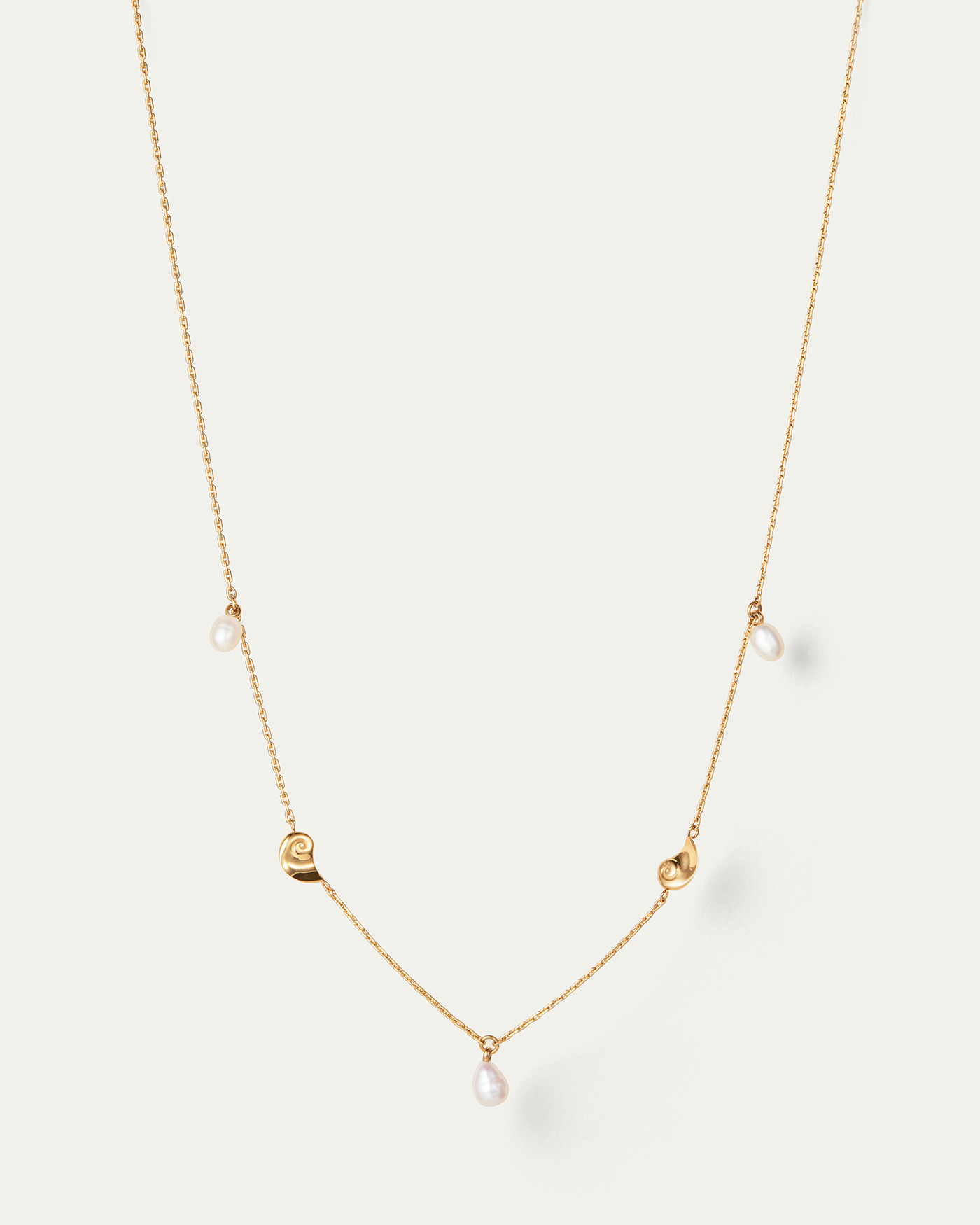 Freshwater Pearl | Lucille Necklace | 14K Gold-Plated Steel