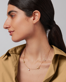 Freshwater Pearl | Lucille Necklace | 14K Gold-Plated Steel