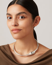 Colette Collar | Silver Dipped Brass
