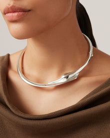 Colette Collar | Silver Dipped Brass