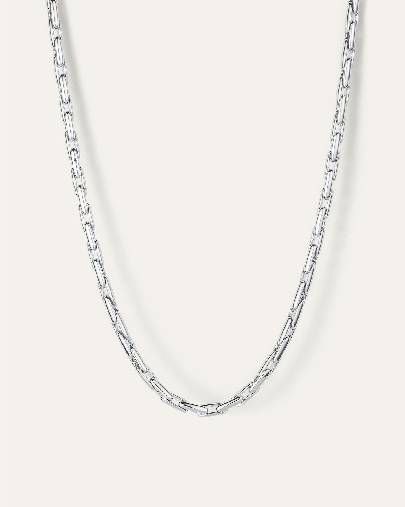 Alber Chain | Silver Dipped Brass