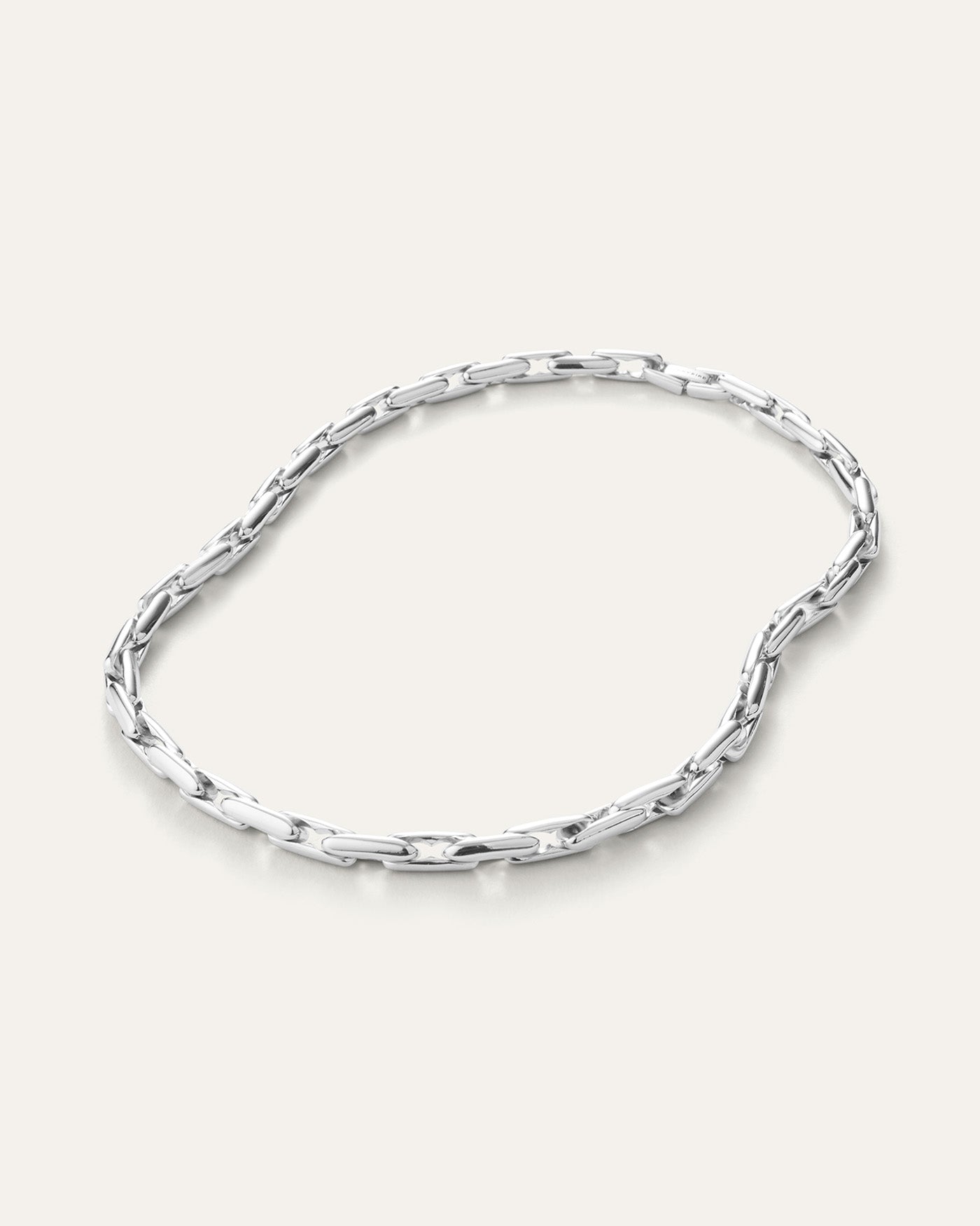 Alber Chain | Silver Dipped Brass
