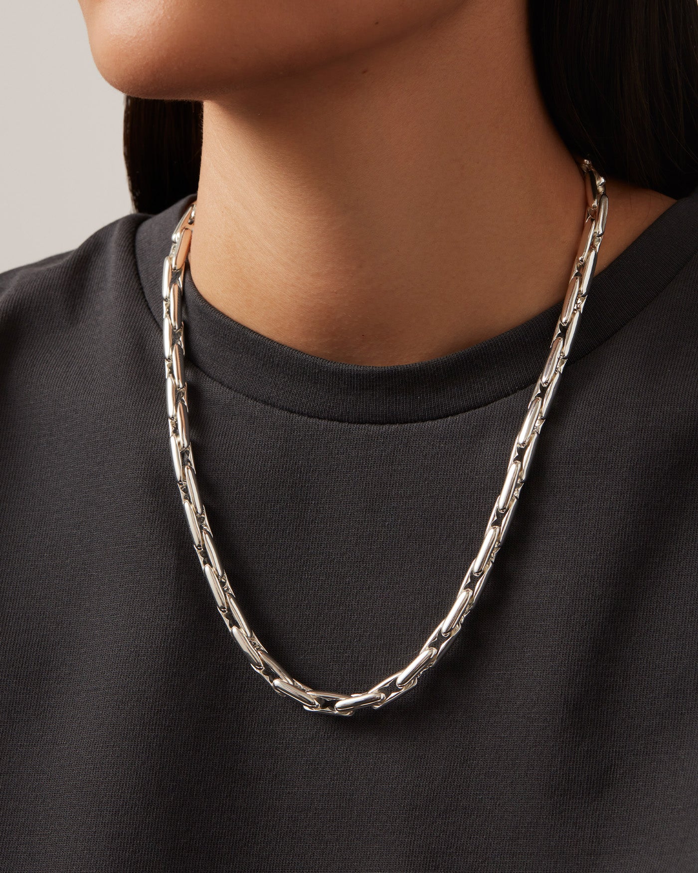Alber Chain | Silver Dipped Brass