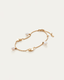 Freshwater Pearl | Lucille Bracelet | 14K Gold-Plated Steel