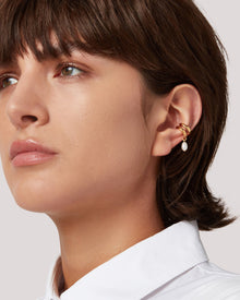 Freshwater Pearl | Romi Ear Cuff Set | 14K Gold Dipped Brass