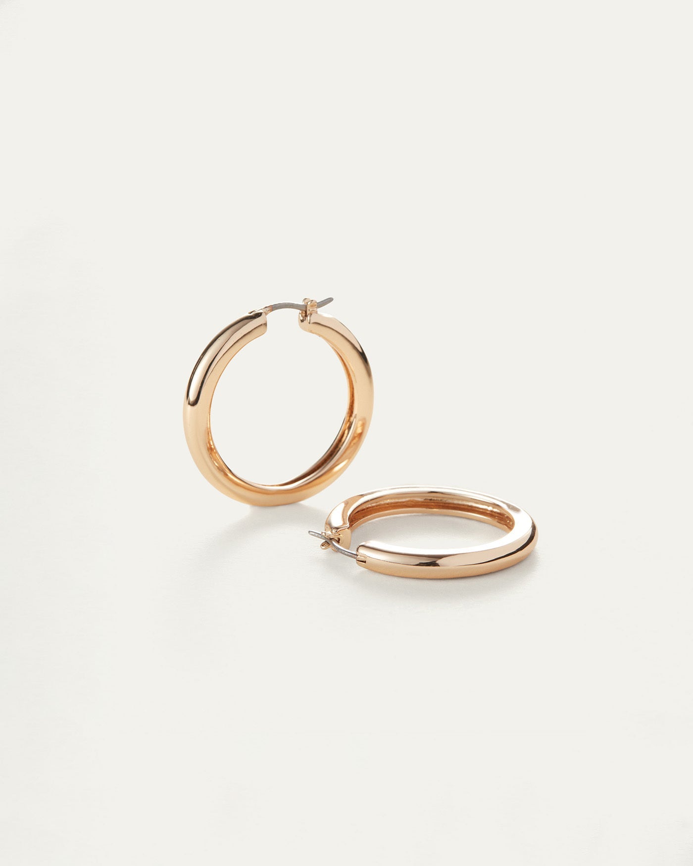 Strom Hoops | Gold Tone Dipped Brass