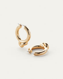 Maeve Hoop Earrings - Medium | 14K Gold-Dipped Brass