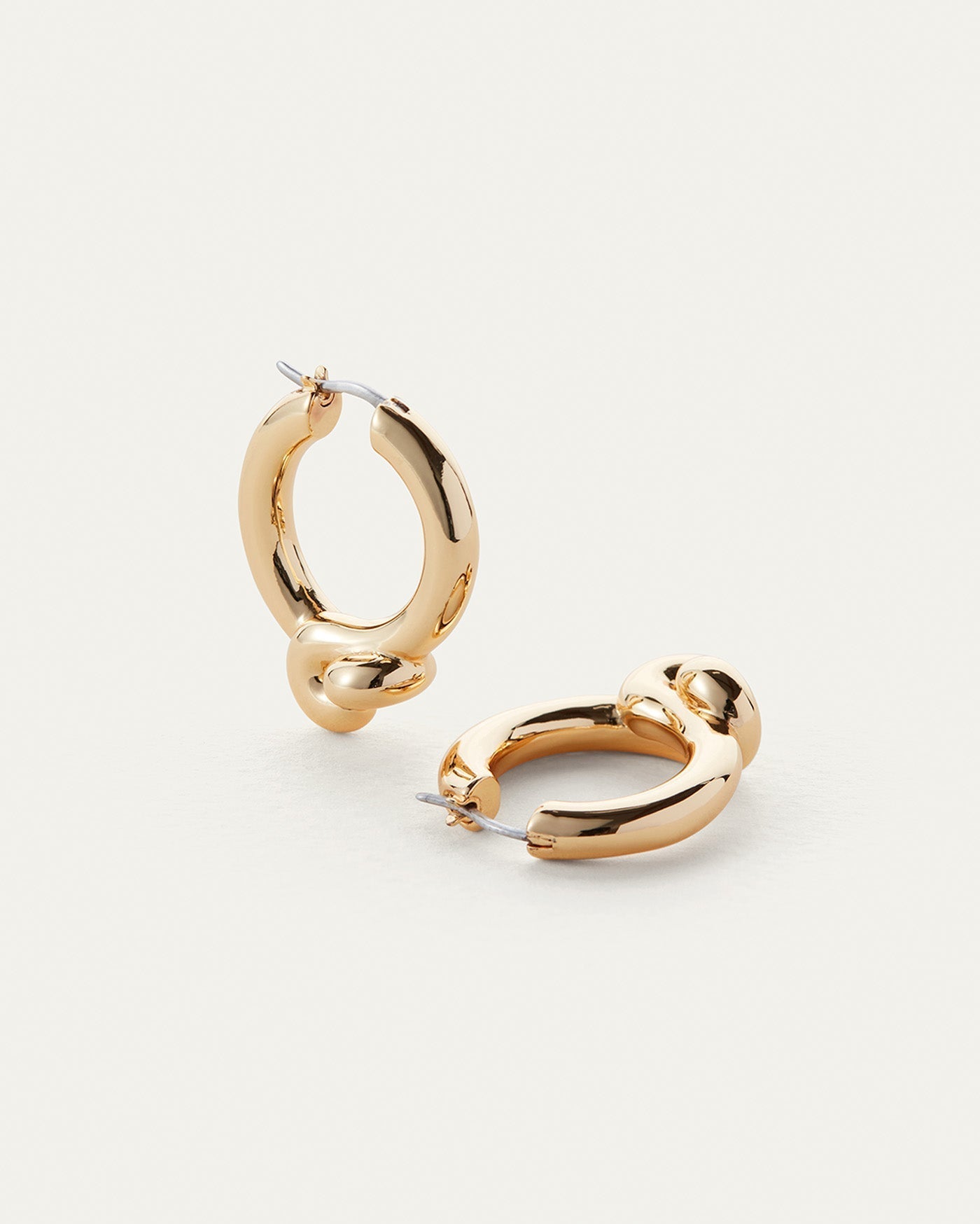 Maeve Hoop Earrings - Medium | 14K Gold-Dipped Brass