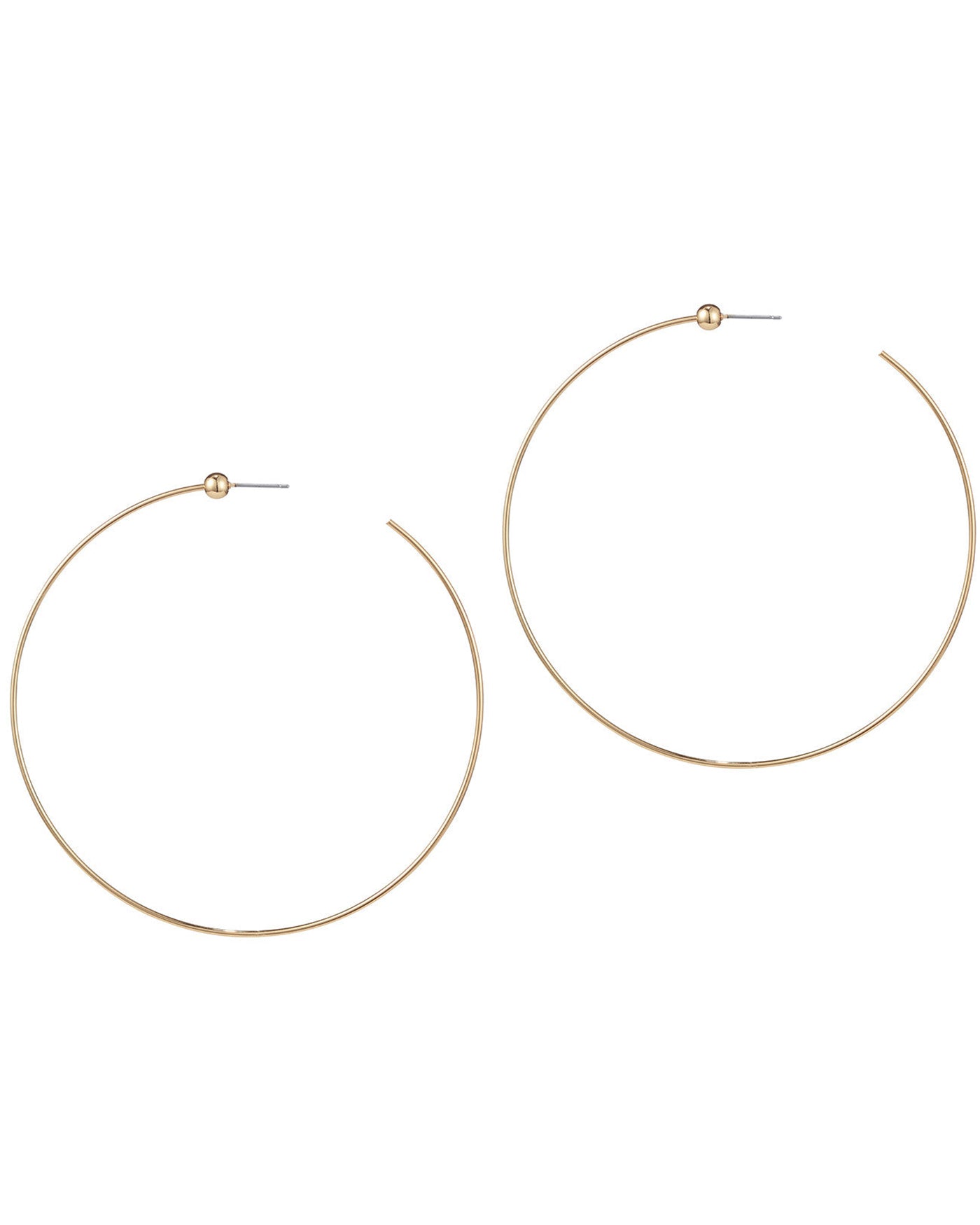 Icon Hoops - Medium | 14K Gold-Dipped Brass