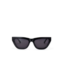 The Cateye | Black | Grey Lenses
