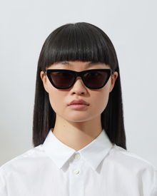 The Cateye | Black | Grey Lenses