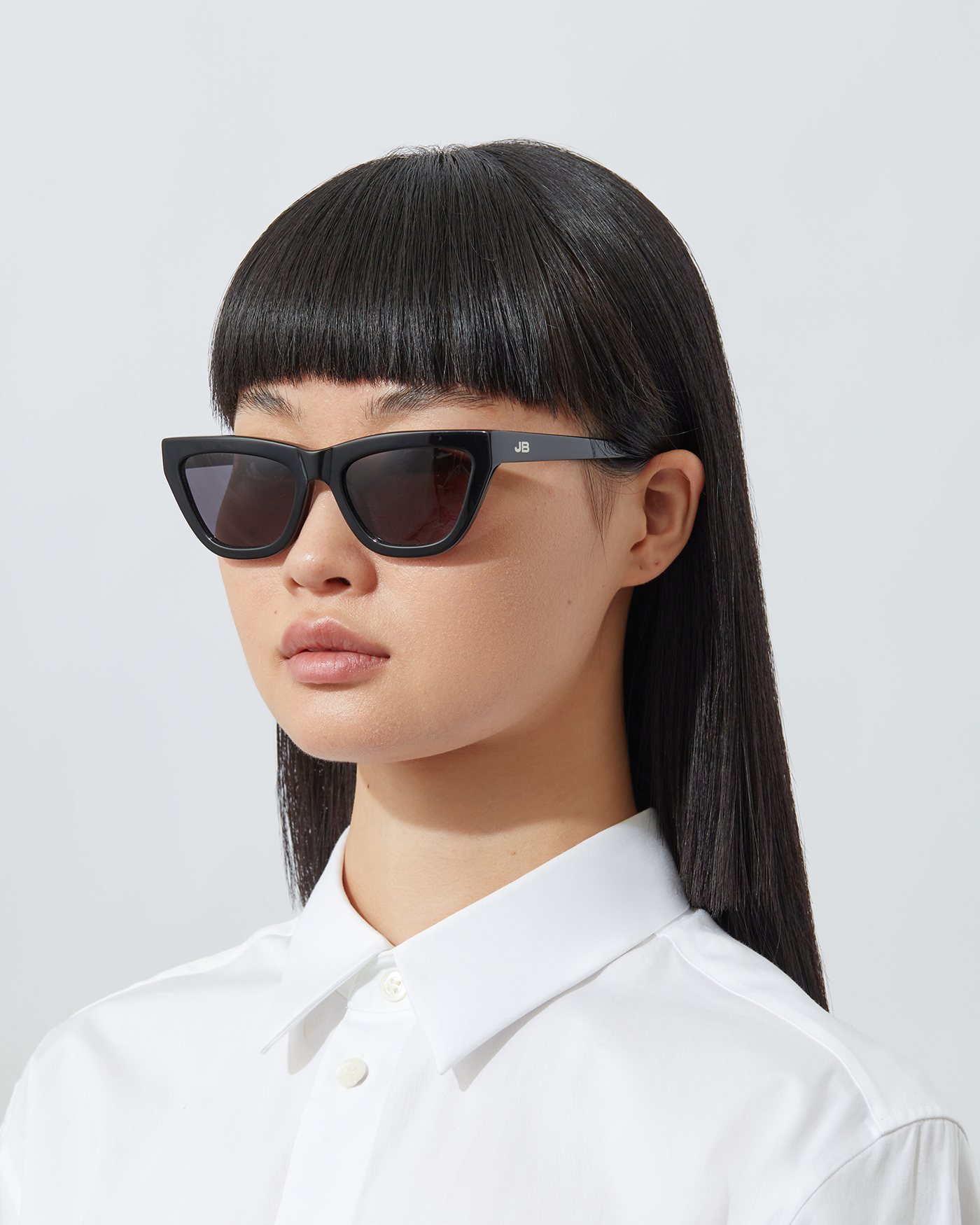 The Cateye | Black | Grey Lenses