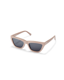 The Cateye | Matte Camel | Grey Lenses