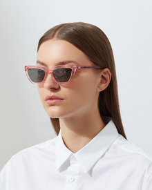 The Cateye | Pink | Grey Lenses