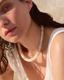 Freshwater Pearls | Petra Necklace | 14K Gold Ion Plated Steel