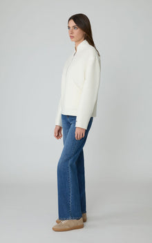 Jenny Double Face Wool Jacket | Powder
