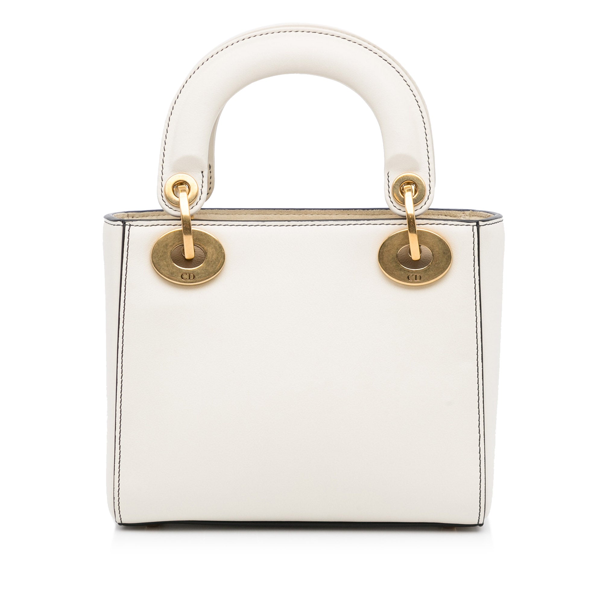 Dior | Pre-Owned Niki De Saint Phalle Mini Calfskin Dioramour Lady (Embroidered) - II | White