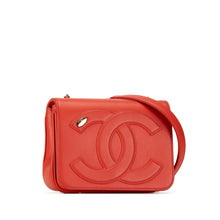 Chanel | Pre-Owned Lambskin CC Mania Flap | Red