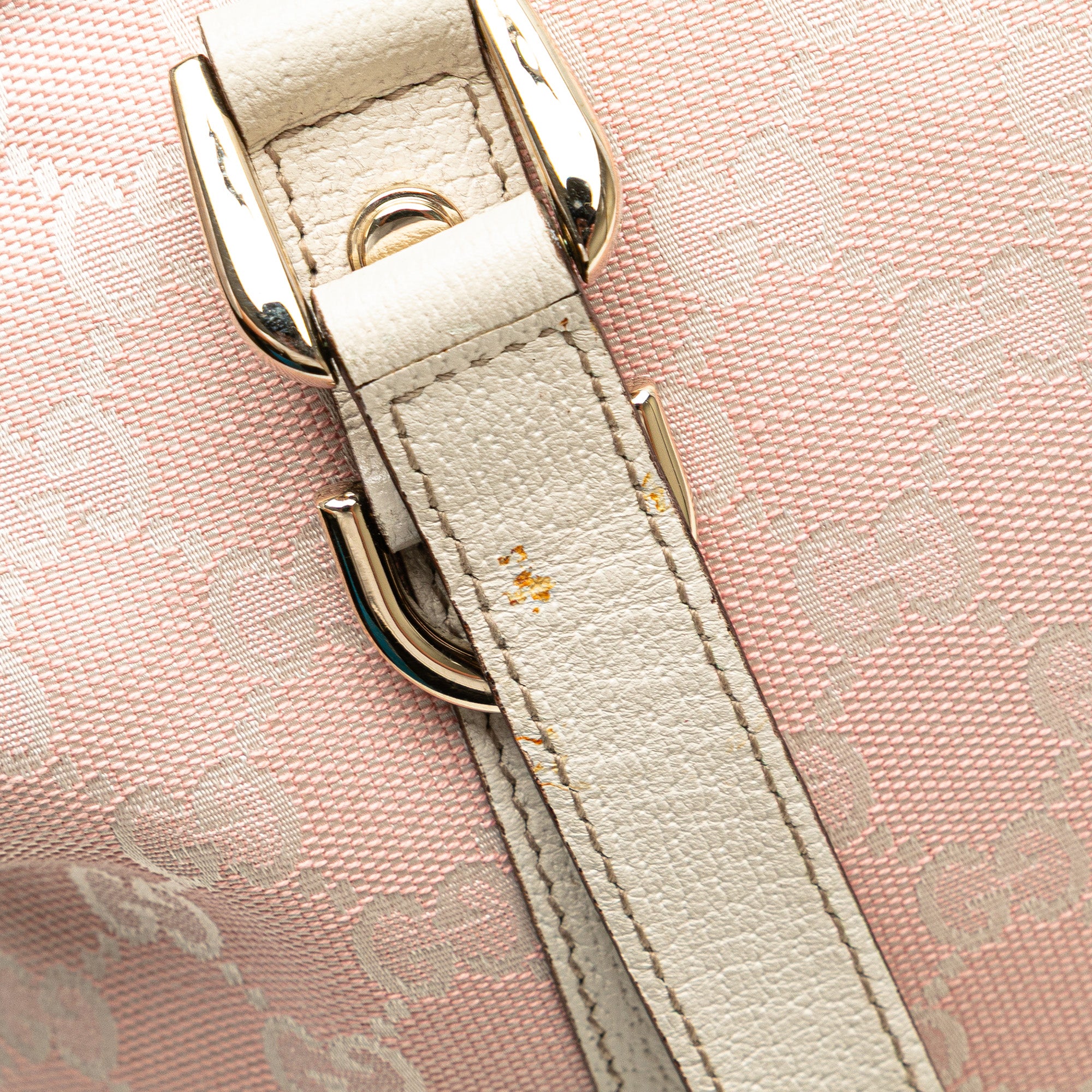 Gucci | Pre-Owned GG Canvas Abbey D Ring Tote | Pink