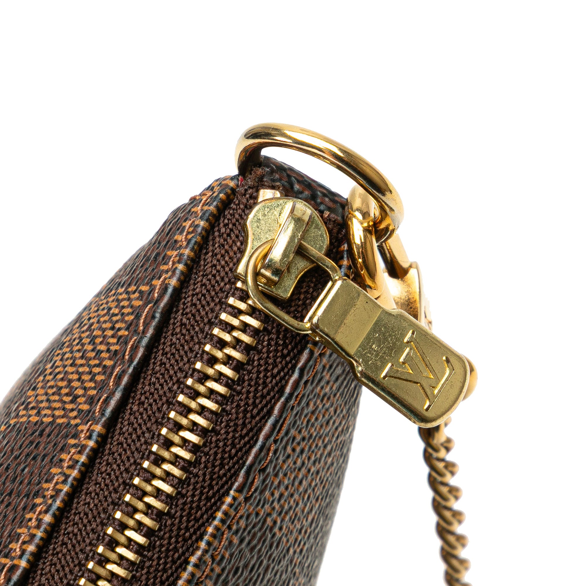 Louis Vuitton | Pre-Owned Damier Ebene Trunks and Bags Mini Pochette Accessoires - I | Brown