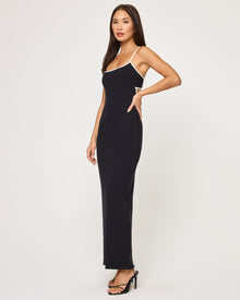 Jordana Dress | Black-Cream