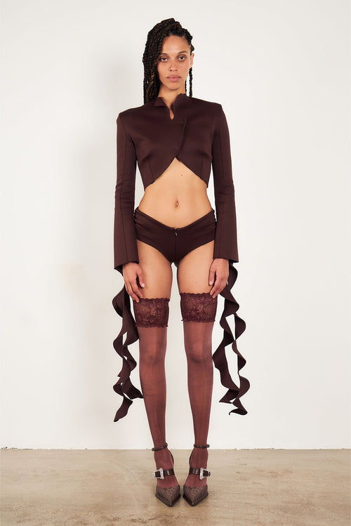 Womens | Rapunzel Hotpants | Old Money Brown
