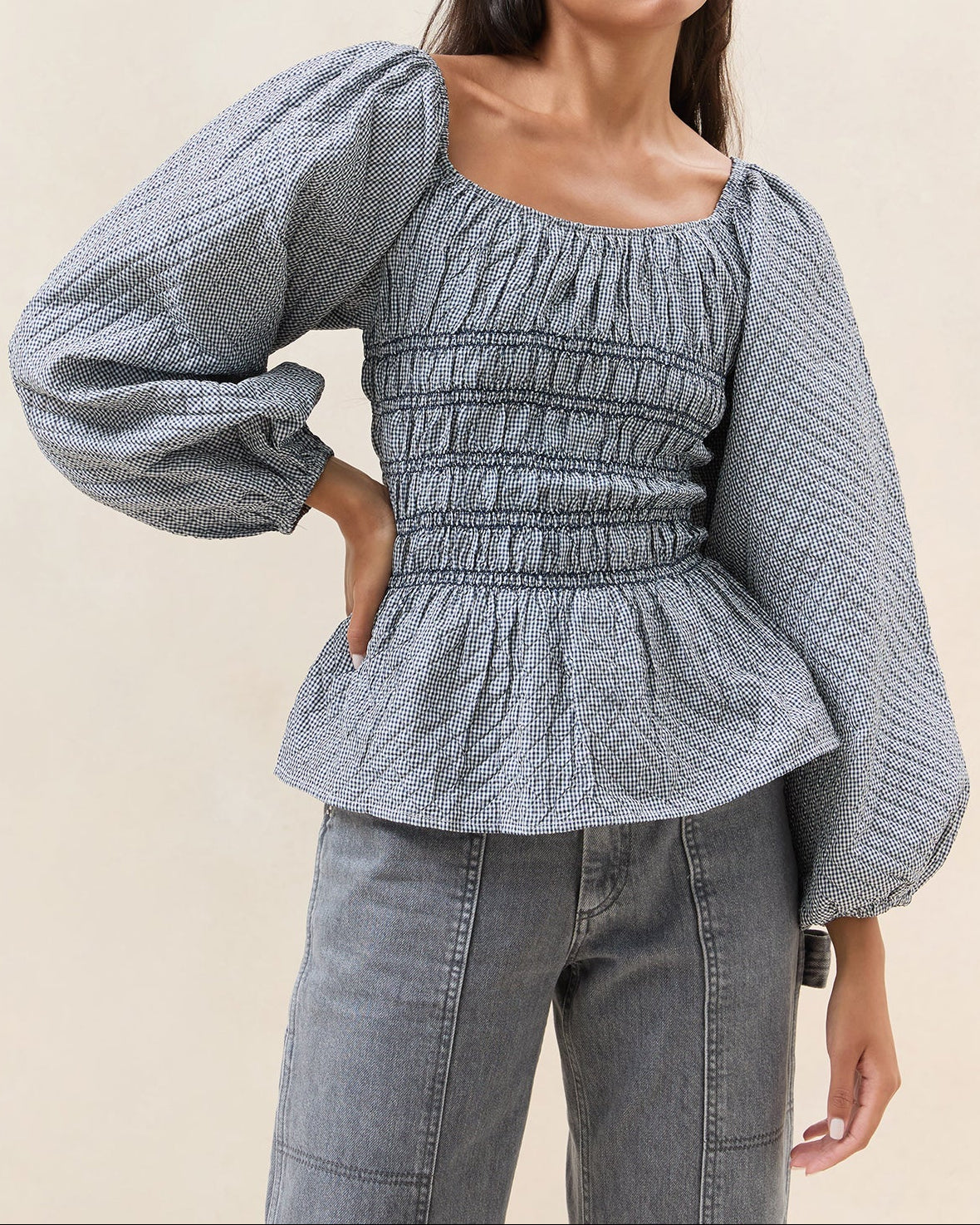 Color: Navy/Navy Gingham