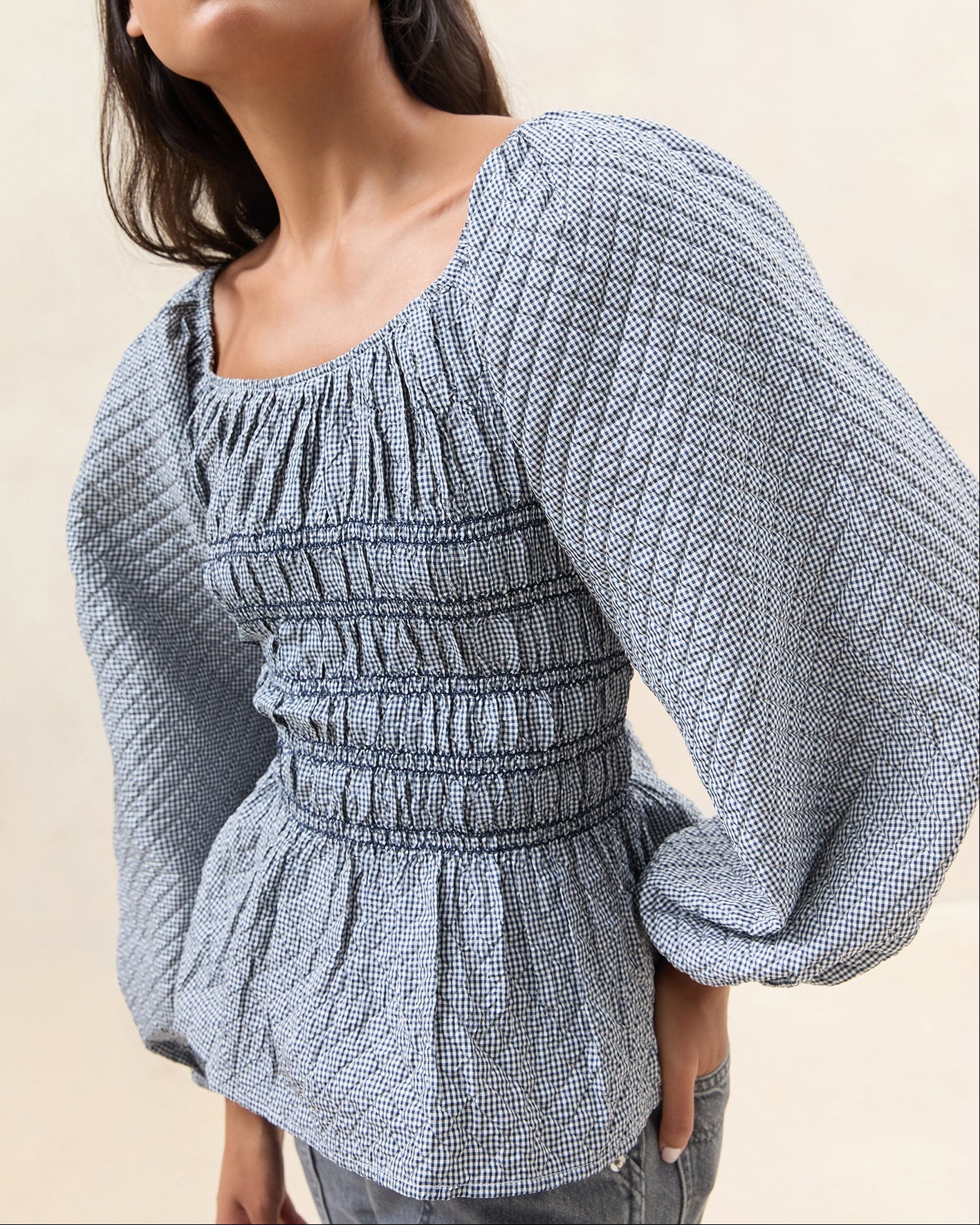 Color: Navy/Navy Gingham
