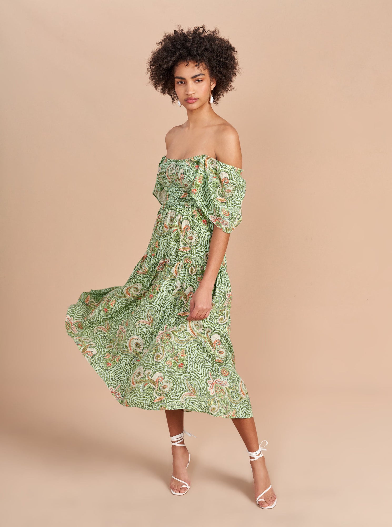 Juliette Dress | Paisley x Mint Multi