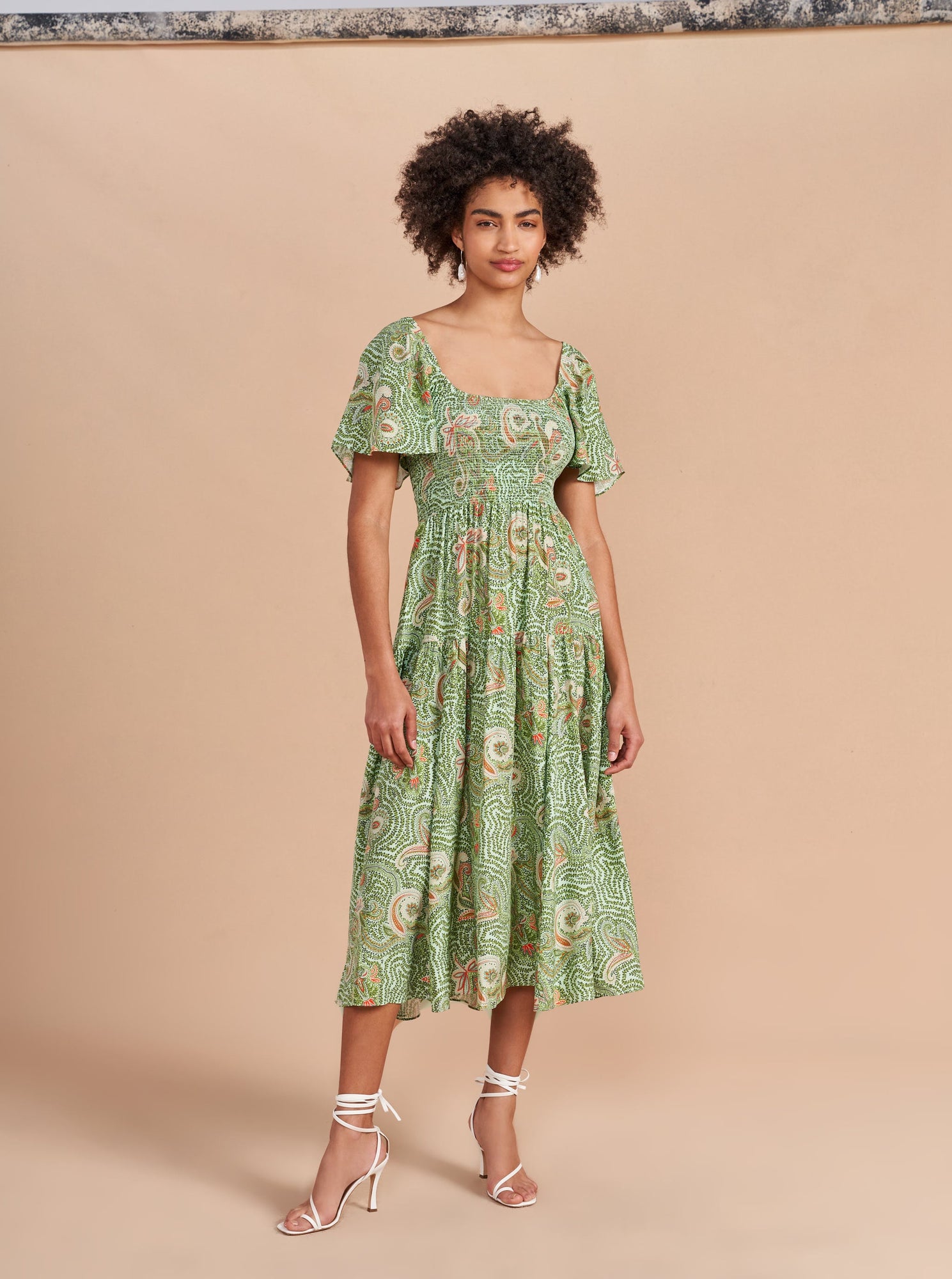 Juliette Dress | Paisley x Mint Multi