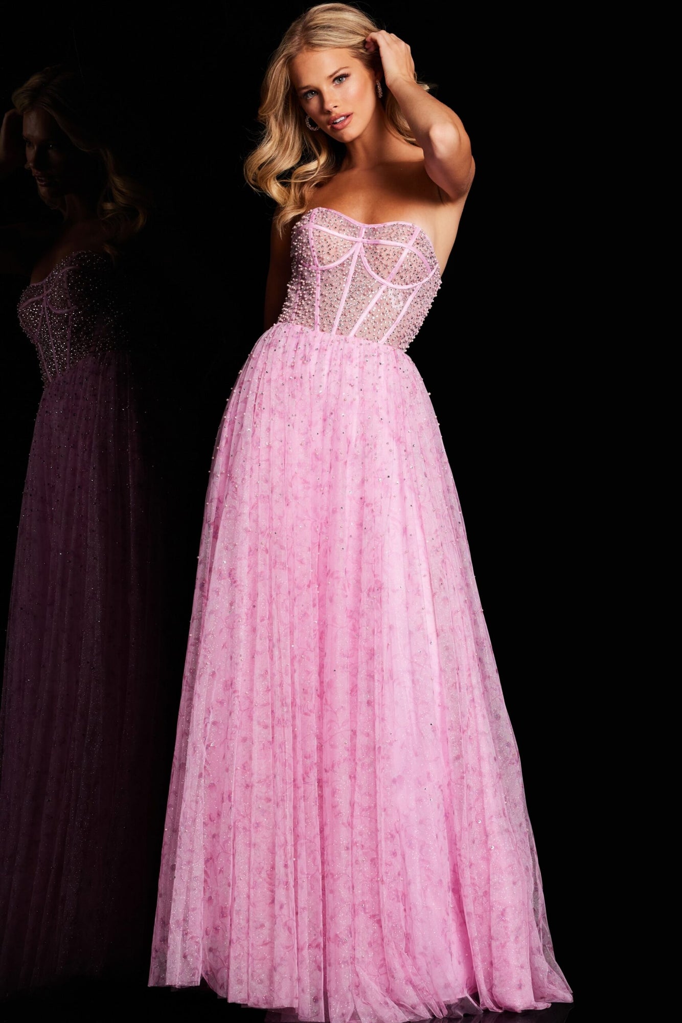 Embellished Tulle Dress | Perriwinkle