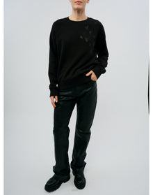 Women | Upper Mo Rain Strass Heart | Black