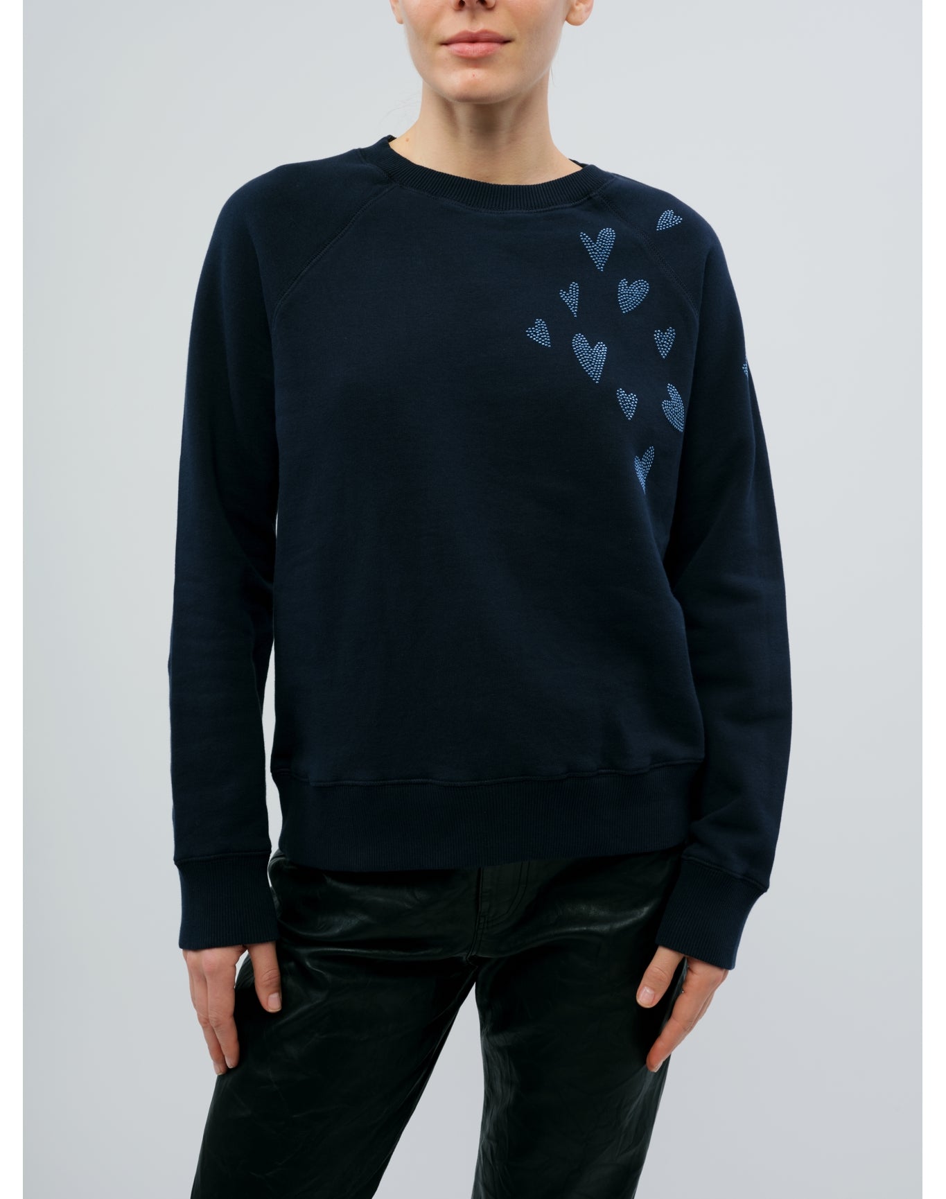 Women | Upper Mo Rain Strass Heart | Encre