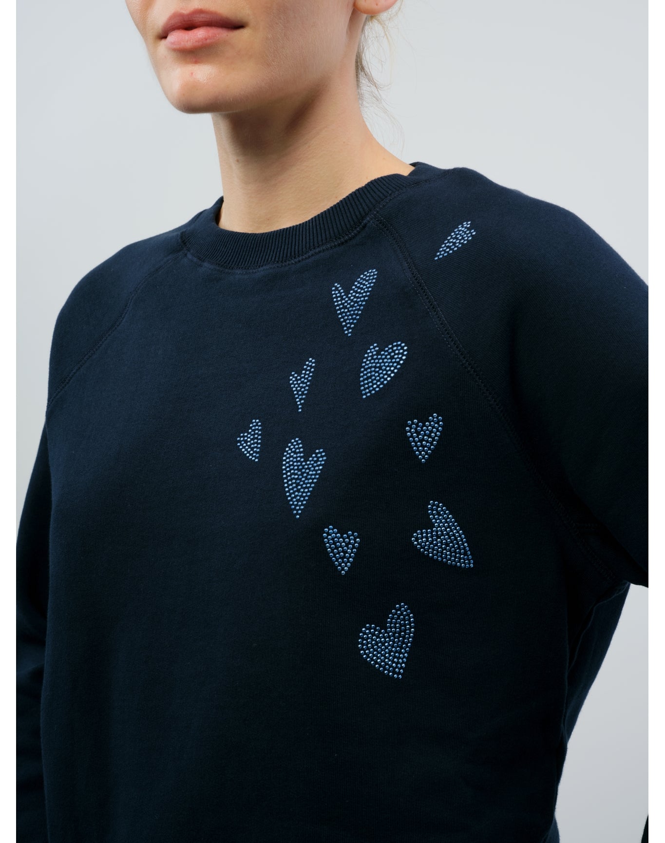 Women | Upper Mo Rain Strass Heart | Encre