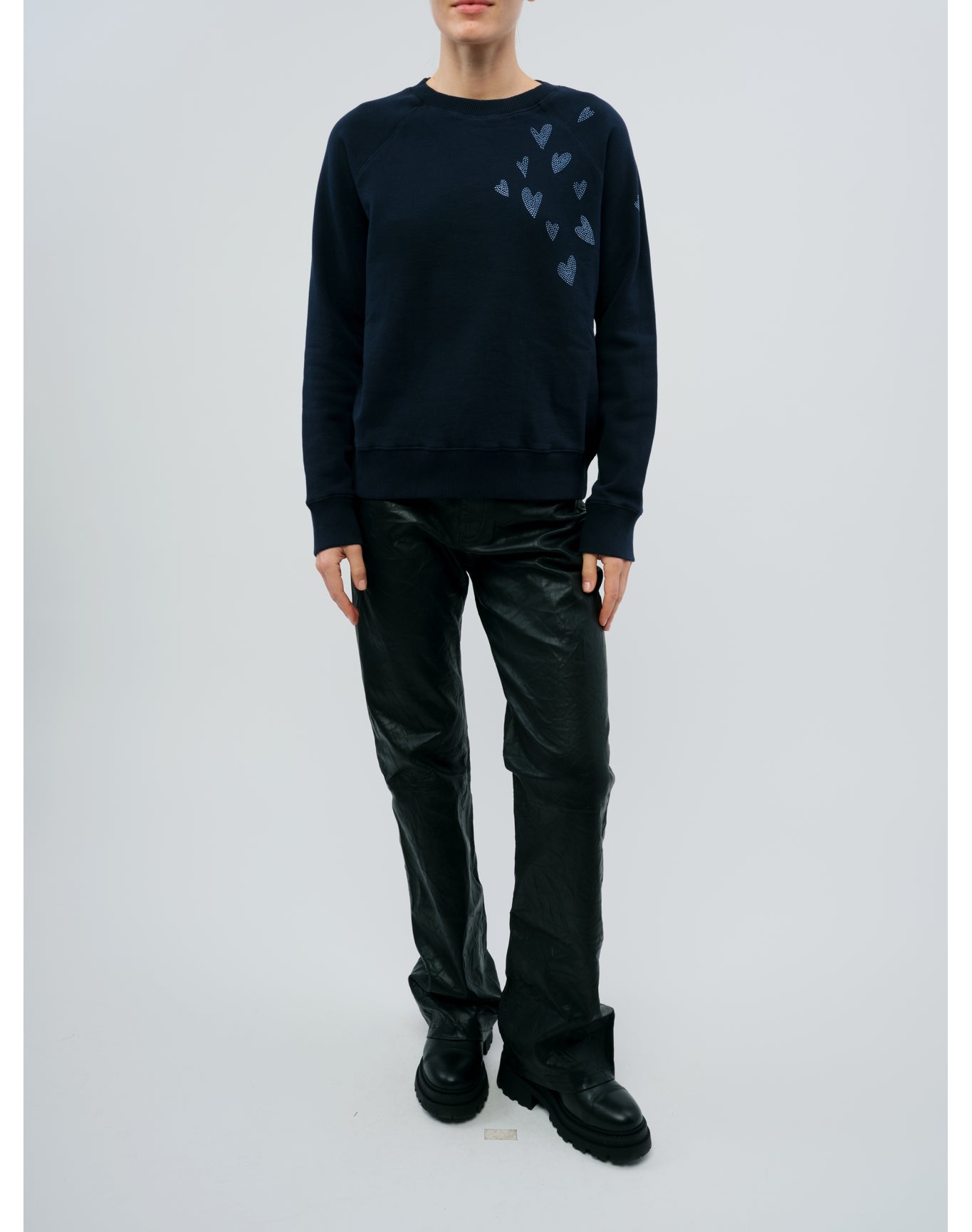 Women | Upper Mo Rain Strass Heart | Encre