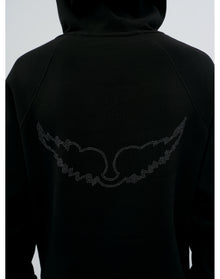 Women | Clipper Mo Big Wings Strass | Black