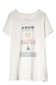 Womens | Alys Clfav T-Shirt Coton Print | Ecru