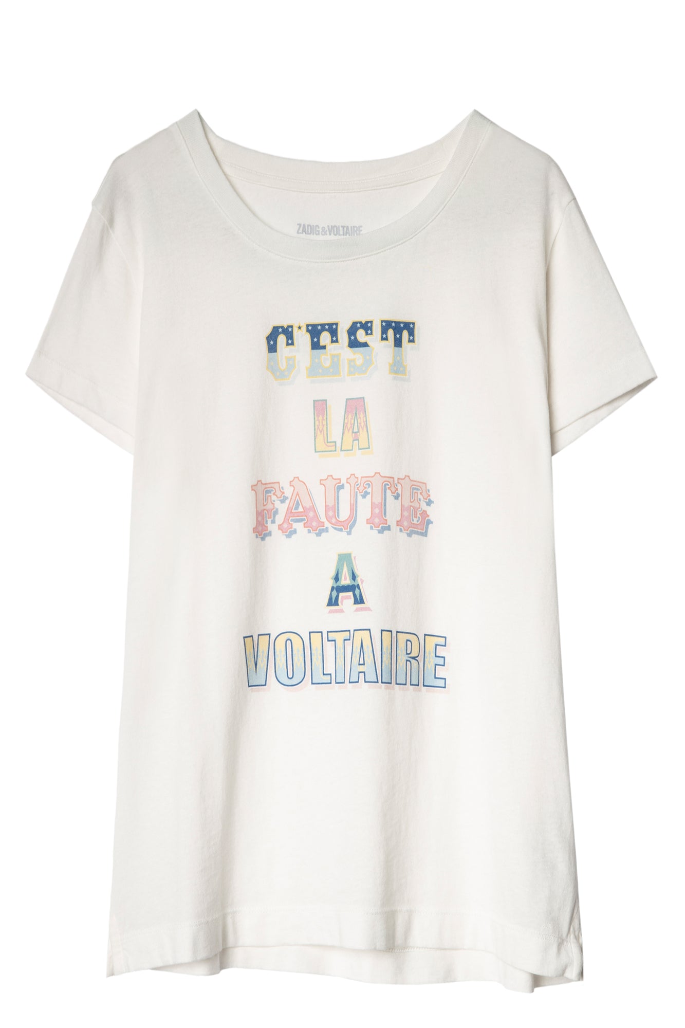 Womens | Alys Clfav T-Shirt Coton Print | Ecru