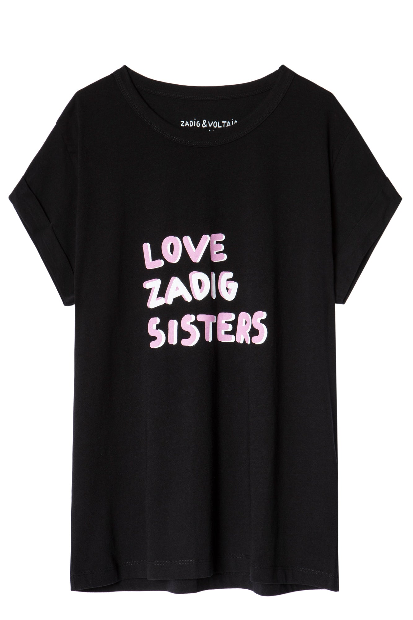 Anya Zadig Sisters T-Shirt Cot  | Black