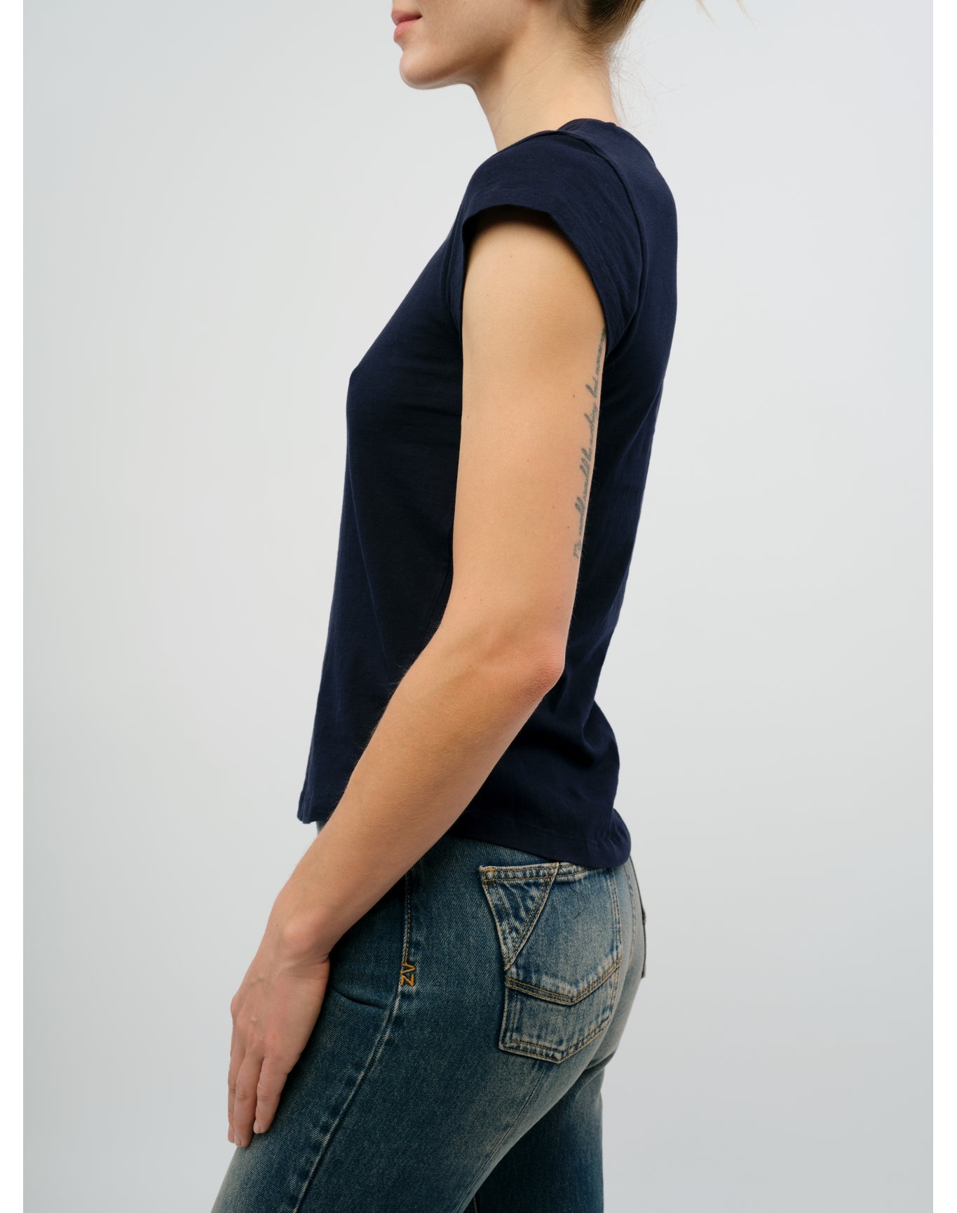 Women | Skinny Hc Heart Strass | Encre