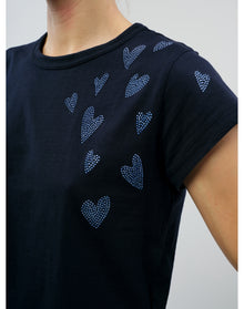 Women | Woop Hc Rain Strass Heart | Encre