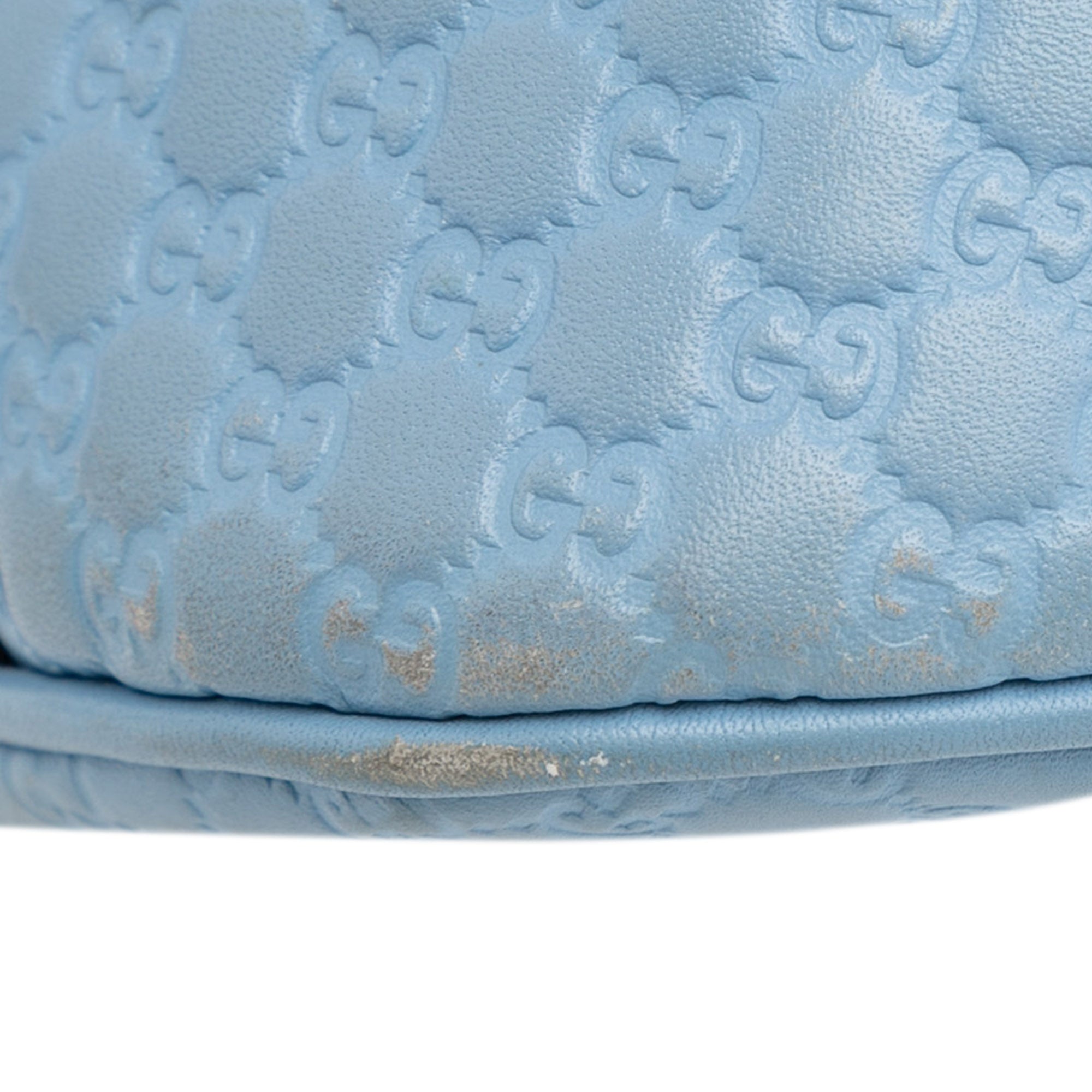 Gucci Pre-Owned Mini Microguccissima Dome Satchel | Women | Blue x Light Blue