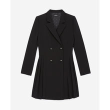 Jacket Dress With Pleating | Women | Black