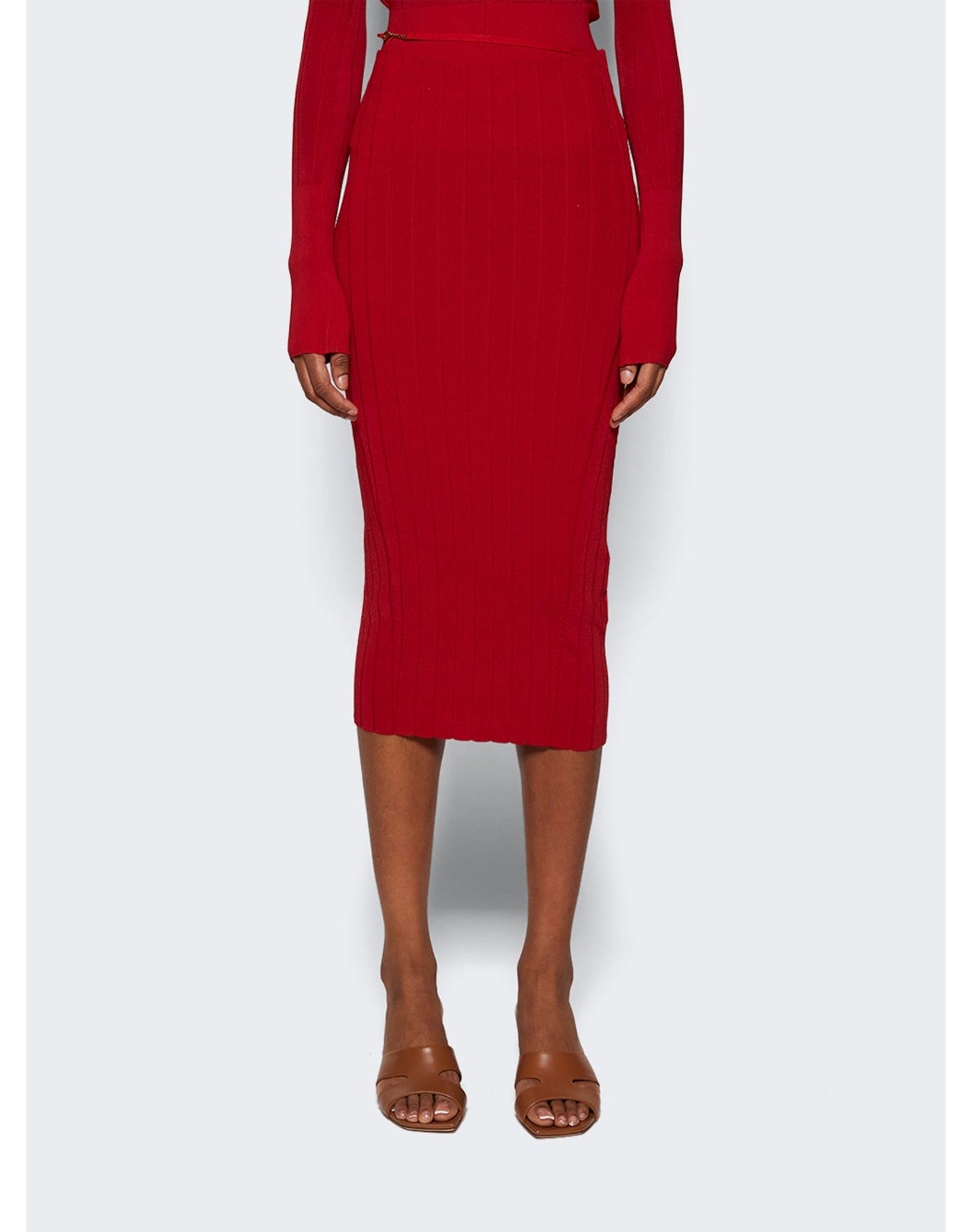 Jacquemus | Women | La Jupe Pralu Skirt | Dark Red