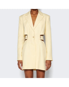 Jacquemus | Women | La Robe Bari Dress | Pale Yellow