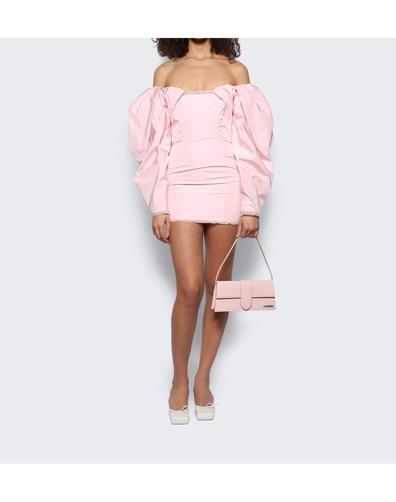 Jacquemus | Women | La Robe Taffeta Mini Dress | Light Pink