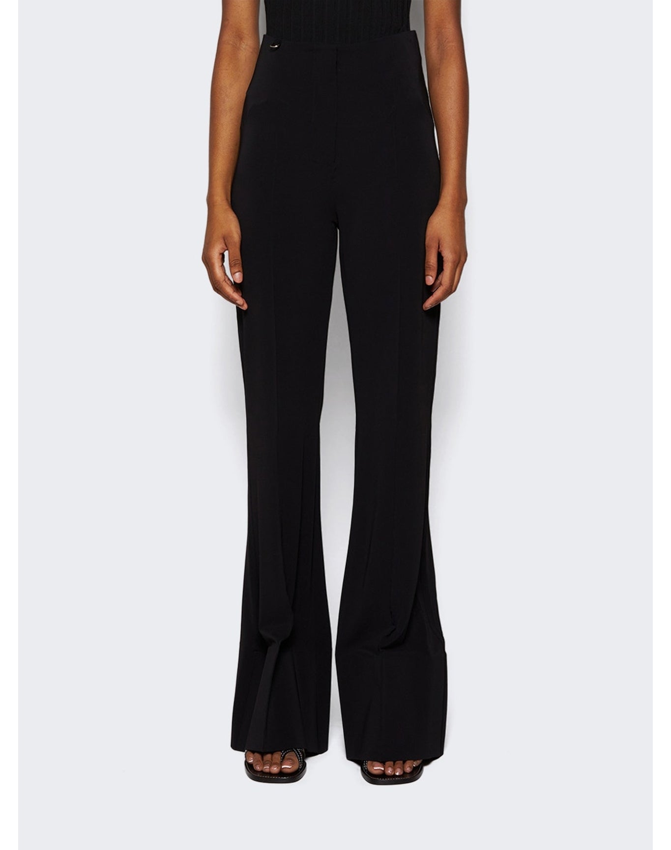 Jacquemus | Women | Le Pantalon Apollo Flare Pants | Black