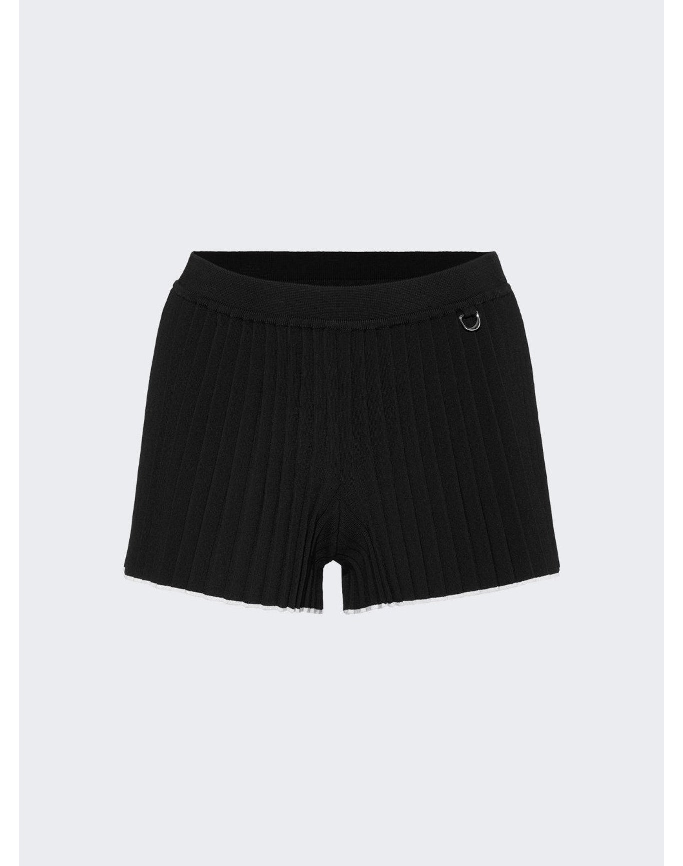 Jacquemus | Women | Le Short Maille Plisse Shorts | Black