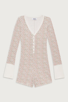 James waffle long sleeve romper baby blanket