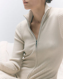 Charlotte | Janne Two-Way Zip Sweater Dress in Size Small